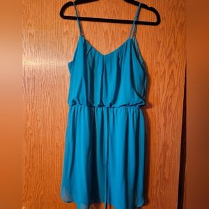 Bisou Bisou Teal Dress